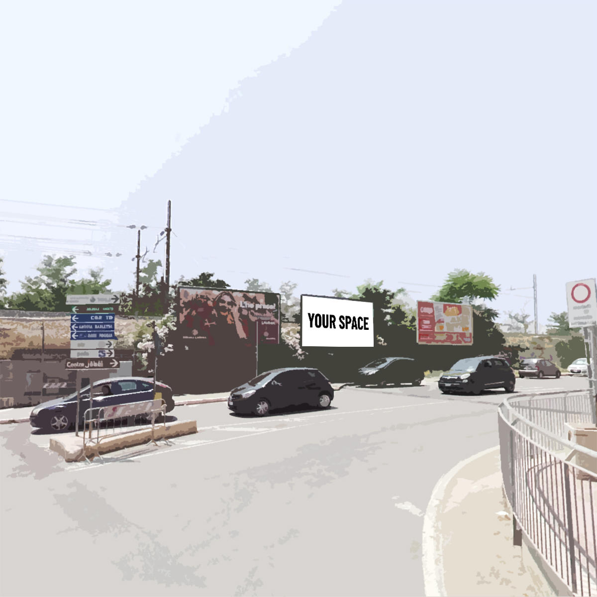 SPAZIO PUBBLICITARIO 600 x 300 Via Pozzo Piano (TRANI) Dal 19/10/2026 al 01/11/2026 14 giorni